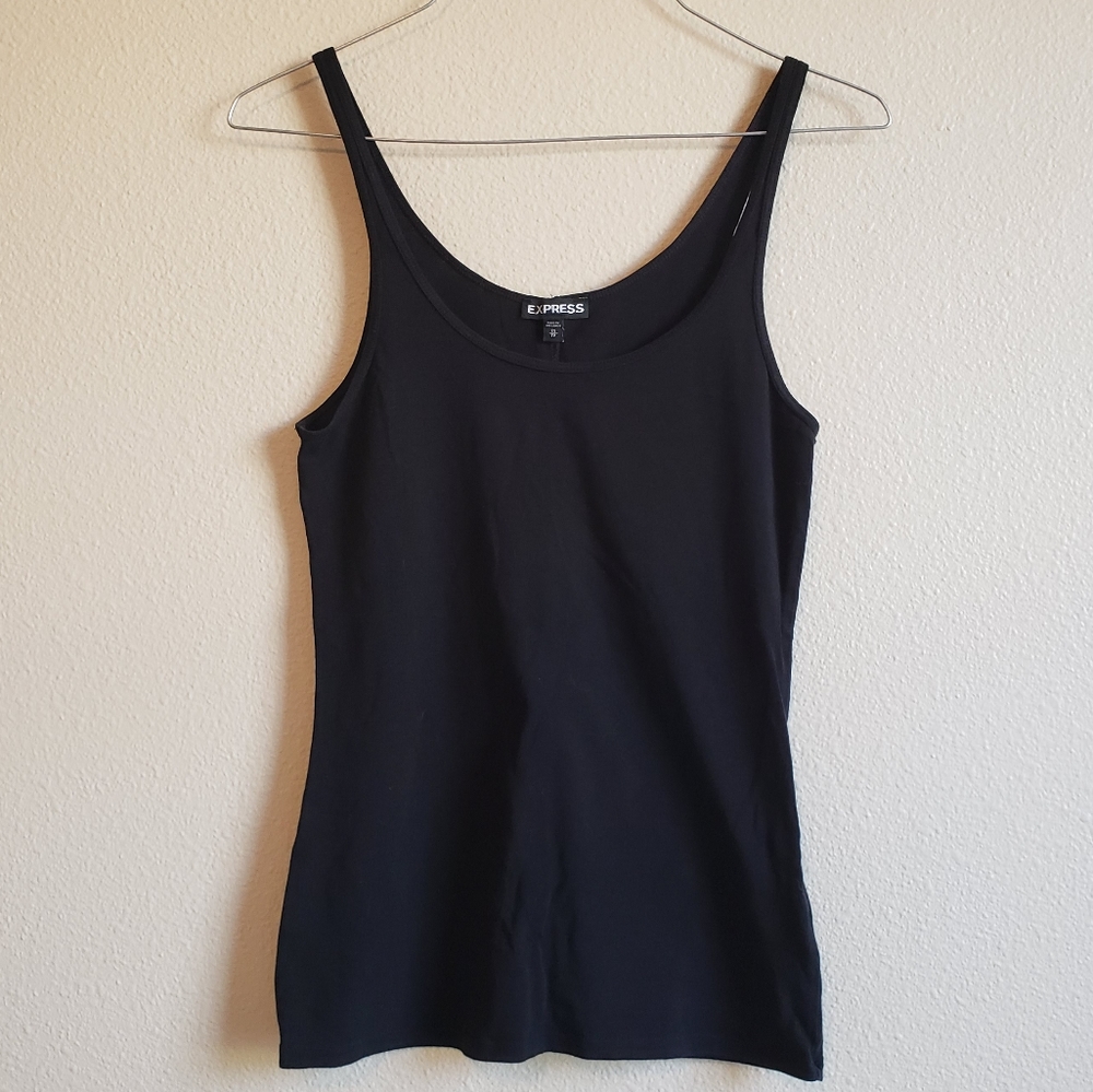2 for$5 🚀Express - Black Scoop Neck Tank Cami Small